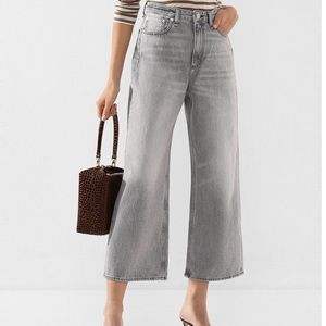 RAG & BONE Ruth high-rise wide leg jeans sz 32